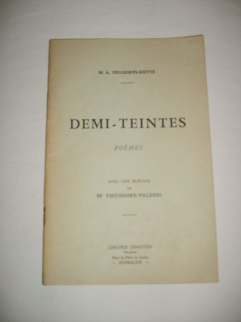 PELLEGRIN-BIETTE (M.A.) - Demi-teintes. Pomes.