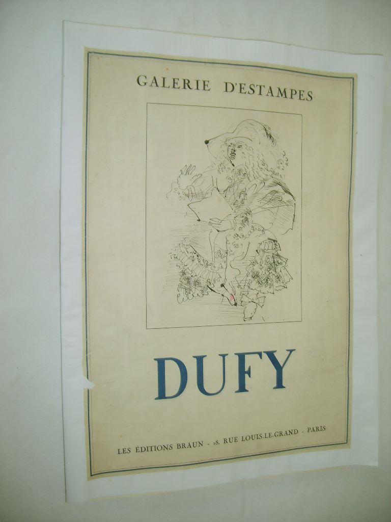  - Galerie d'estampes. DUFY.