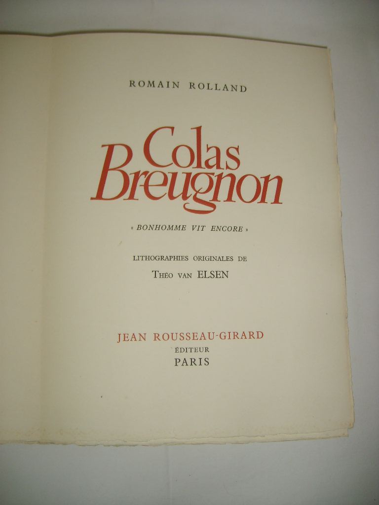 ROLLAND (ROMAIN) - Colas Breugnon. 