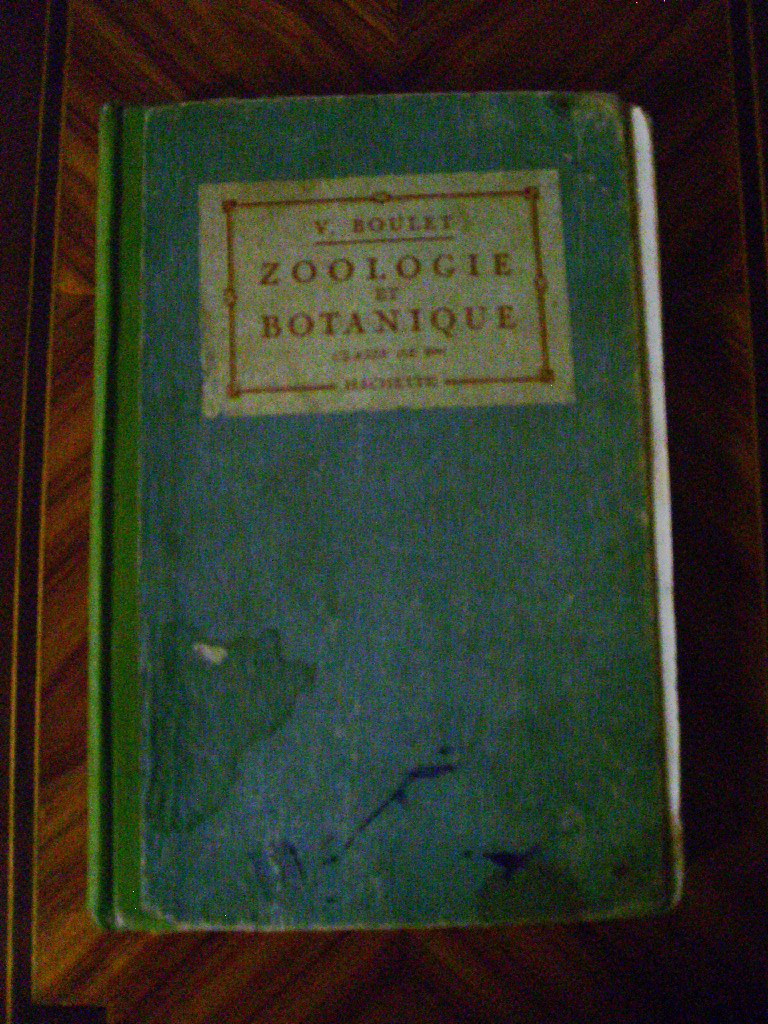 BOULET (V.) - Zoologie Botanique. Classe de sixime.Cours complet de sciences naturelles  l'usage de l'enseignement secondaire.