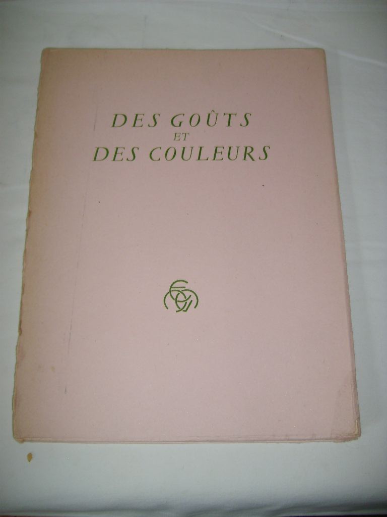 GUITRY (Sacha) - Des gots et des couleurs.