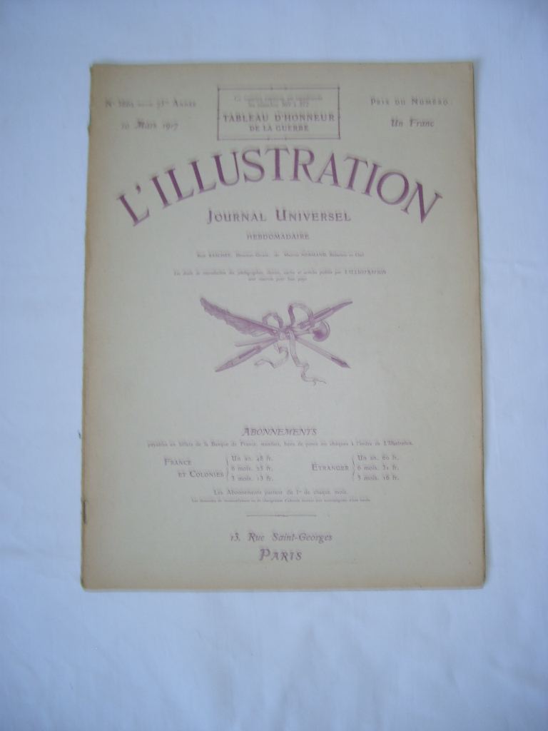  - L'Illustration. N 3862. 10 mars 1917.