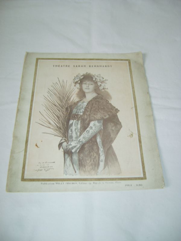 ROSTAND (Edmond) - L'aiglon. Programme du Thtre Sarah-Bernhardt  Paris.