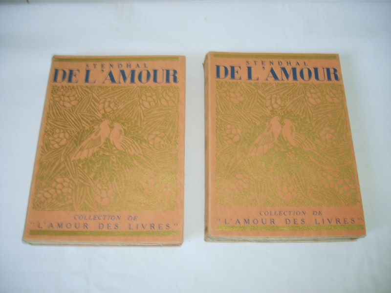 STENDHAL (Marie-Henri Beyle dit) - De l'amour. Tomes I et II.