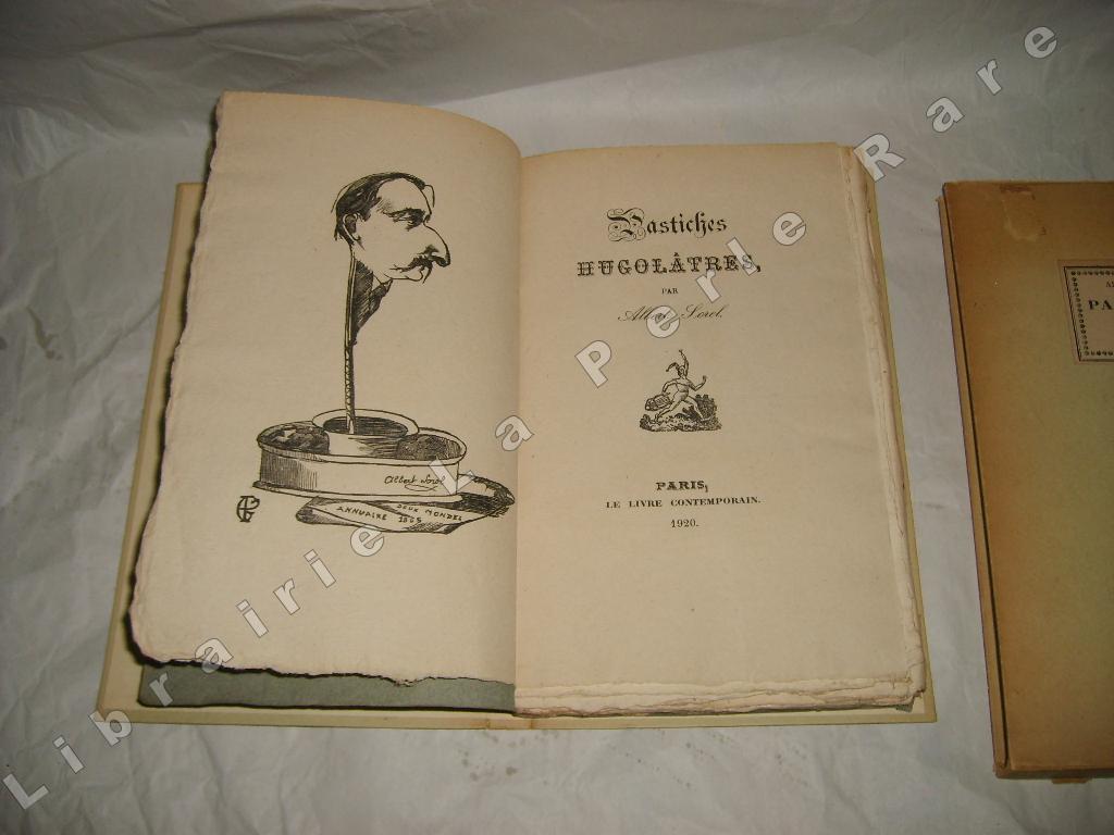 SOREL (Albert) - Pastiches hugoltres.