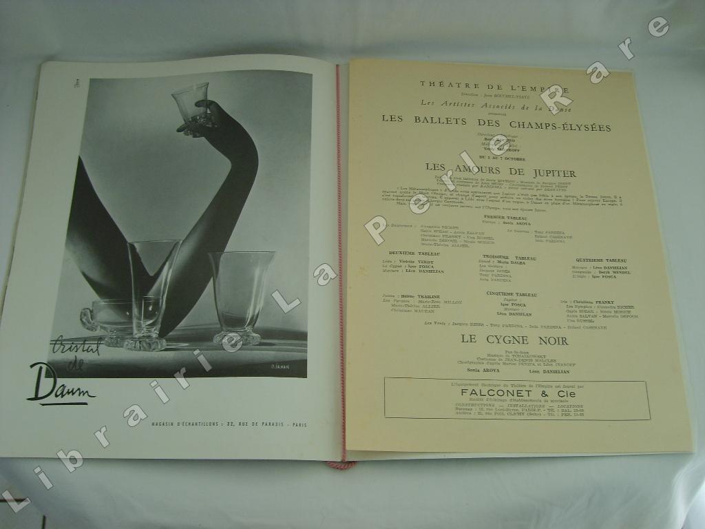 - Les Ballets des Champs-Elyses. (programme 1951)