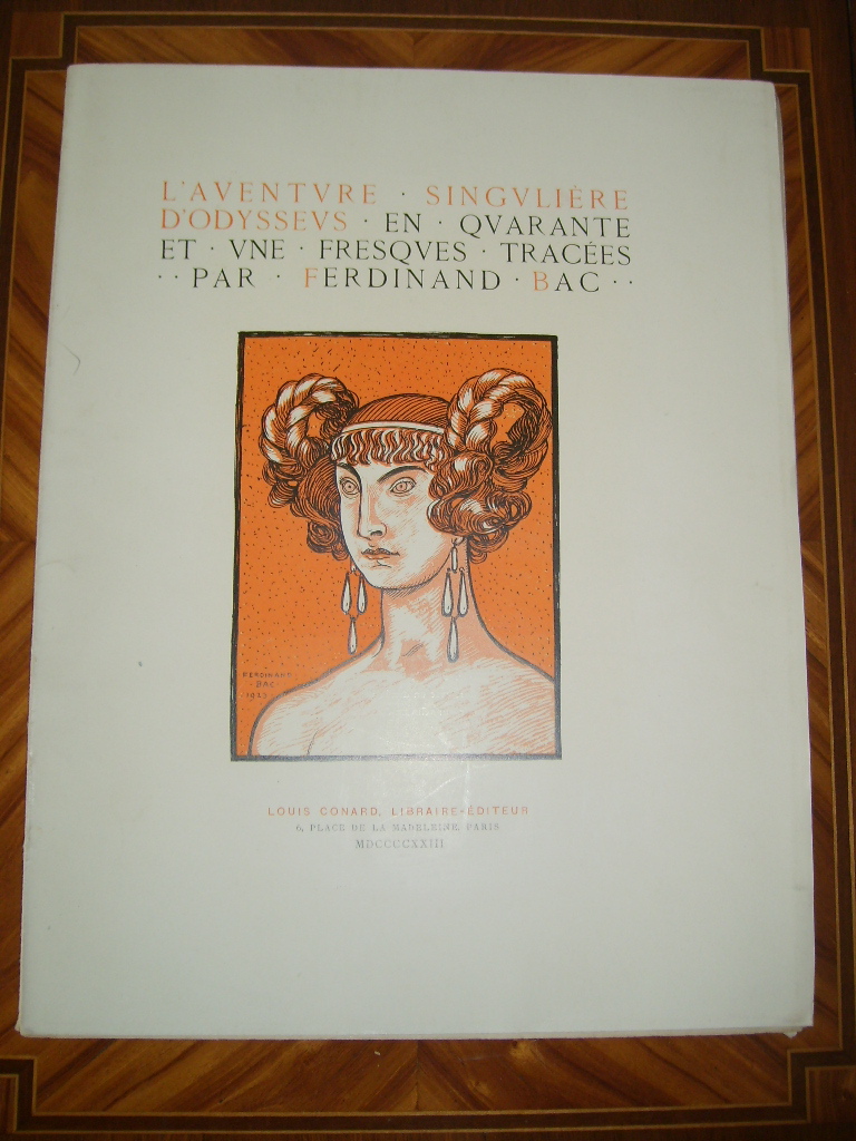  - L'aventure singulire d'Odysseus en quarante et une fresques traces par Ferdinand BAC.