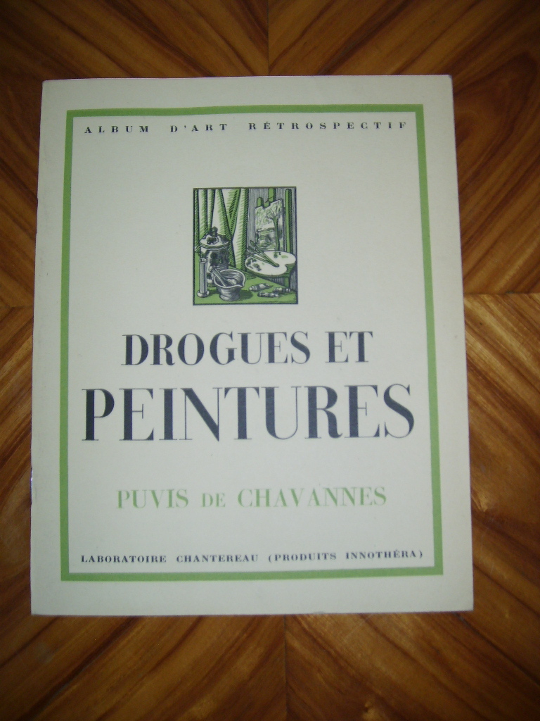 FOUGERAT (EMMANUEL) - PUVIS de CHAVANNES. Drogues et peintures. Album d'art rtrospectif.