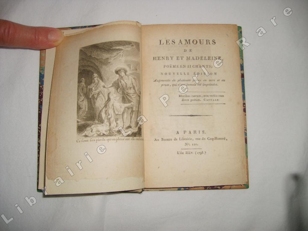 [MERCIER DE COMPIEGNE (CLAUDE)] - Les amours de Henry et Madeleine, pome en II chants.