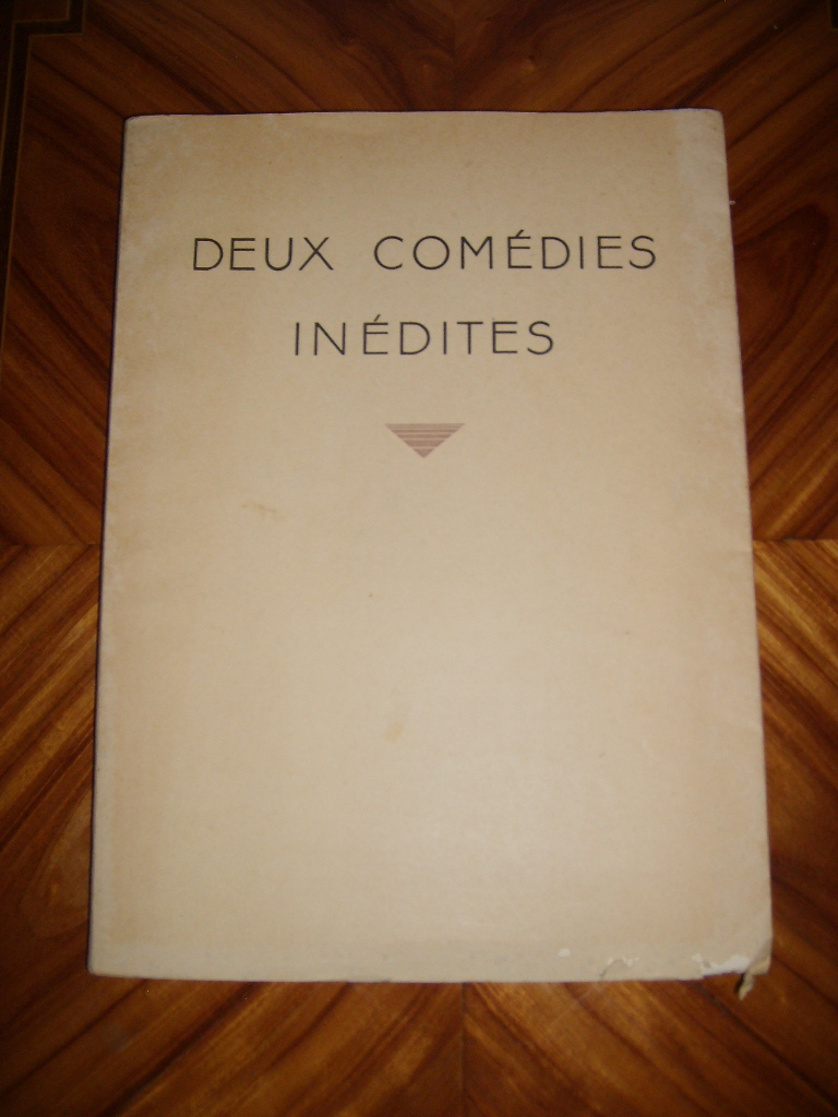 BERNARD (TRISTAN) & RABIER-LABICHE (DR PAUL) - Deux comdies indites : Coeur de bronze (BERNARD) & Une leon de Monsieur FLeurant (RABIER-LAGUICHE).