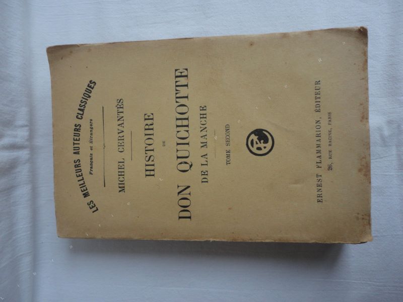 CERVANTES (Michel) - Histoire de don Quichotte de la Manche. Tome II seul.
