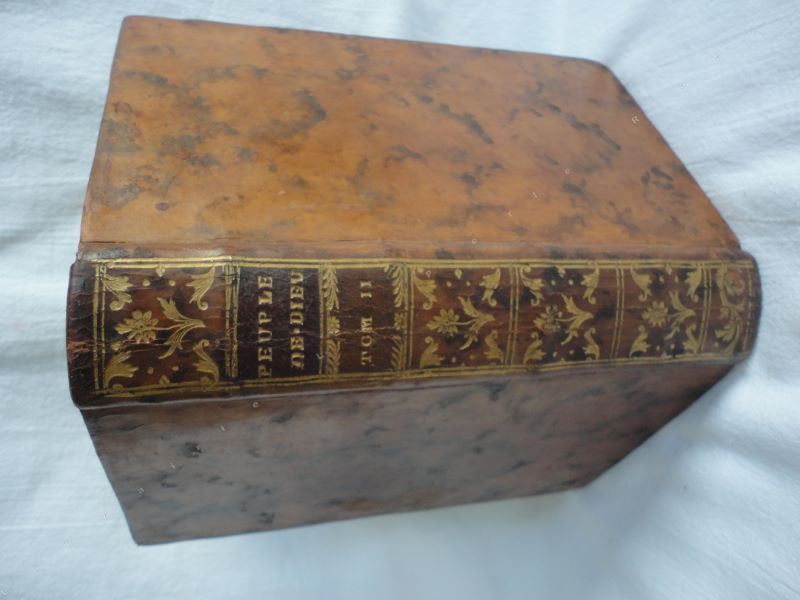 BERRUYER (Isaac-Joseph) - Histoire du peuple de Dieu, depuis son origine jusqu' la naissance du messie, tire des seuls livres saints, ou le texte sacr des livres de l'ancien testament, rduit en un corps d'histoire. Second ge, tome II seul.