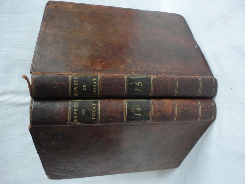 DORAT (Claude-Joseph) - Les malheurs de l'inconstance, ou lettres de la marquise de Syrc, et du comte de Mirbelle. Premire et deuxime parties. Tome 14 et 15 seuls de ses oeuvres.
