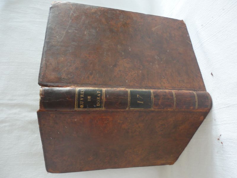 DORAT (Claude-Joseph) - Les prneurs, ou la Tartuffe littraire, comdie en trois actes, en vers. Suivi de Le malheureux imaginaire, comdie en cinq actes, en vers. Tome 17 seul de ses oeuvres.