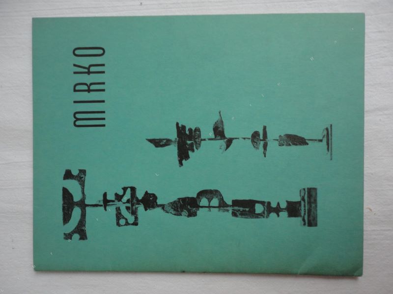  - MIRKO (Mirko Basaldella). Catalogue d'exposition aux World House Galleries de New York en mai 1961.