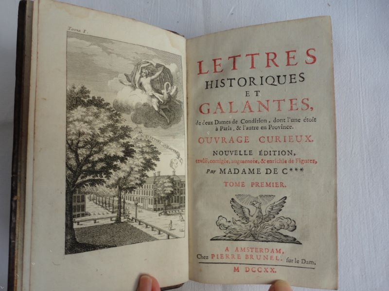 [DU NOYER (Anne-Marguerite)] - Lettres historiques et galantes de deux dames de condition, dont l'une tait  Paris, et l'autre en province. Ouvrage curieux. Tome 1 seul.