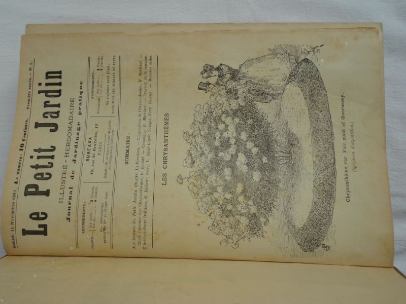  - Le Petit Jardin illustr - hebdomadaire. Journal de jardinage pratique. Reli du n1 (novembre 1893) au n 60 (dcembre 1894).