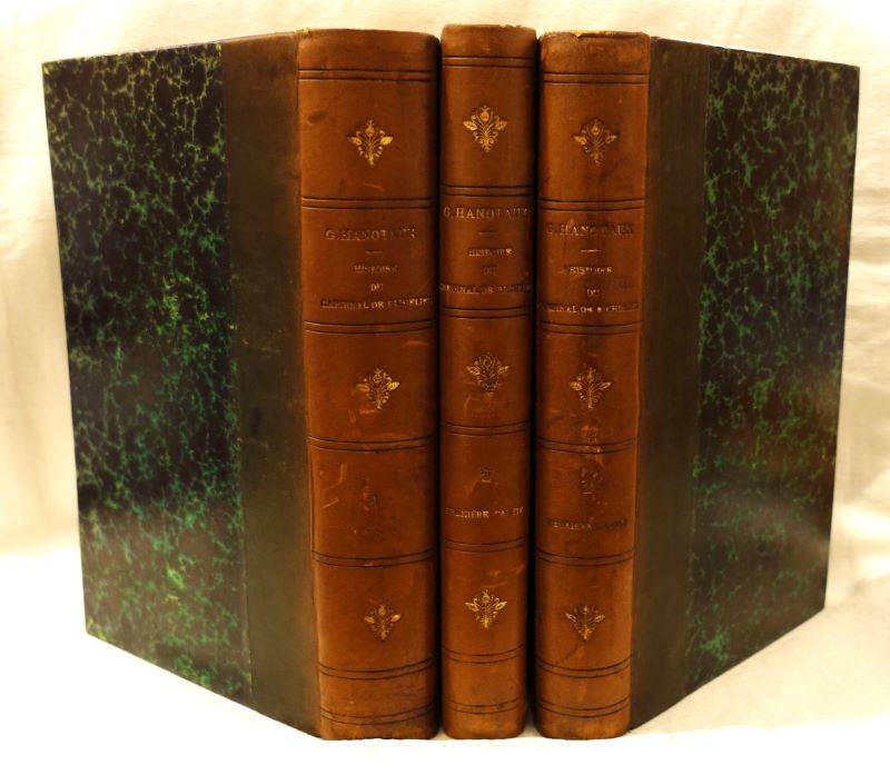 HANOTAUX (Gabriel) - Histoire du Cardinal de Richelieu. Tome 1, tome 2. Premire et deuxime partie.