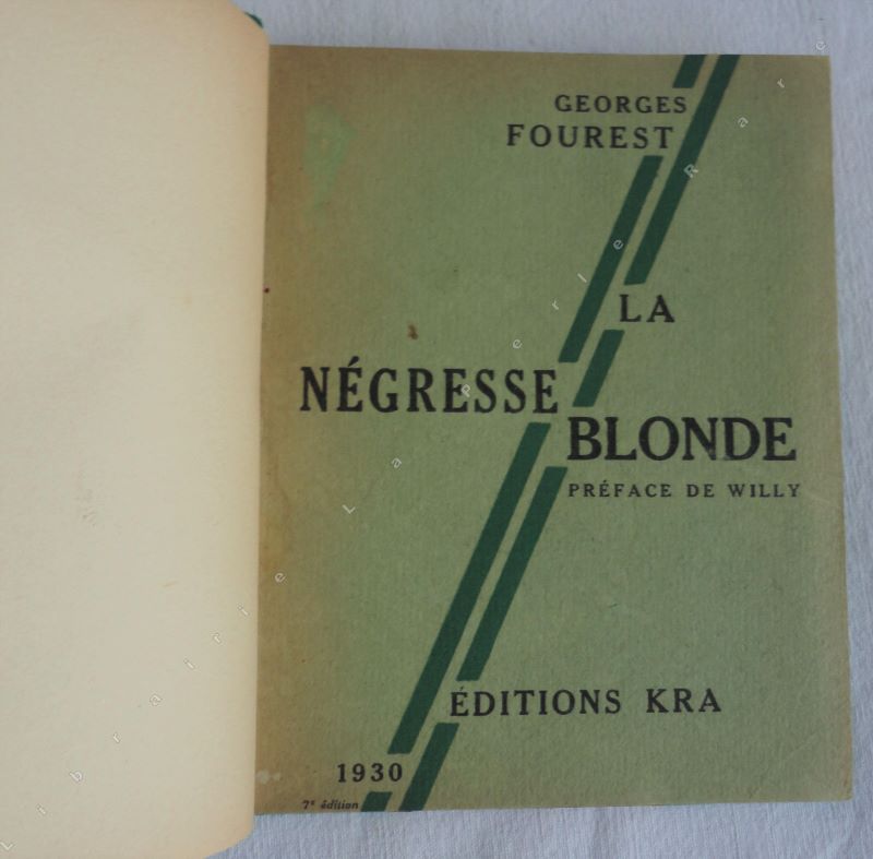 FOUREST (GEORGES) - La ngresse blonde.