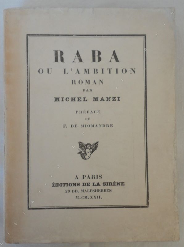 MANZI (Michel) - Raba ou l'ambition.