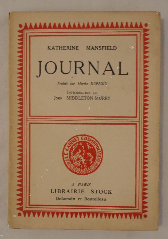 MANSFIELD (Katherine) - Journal.