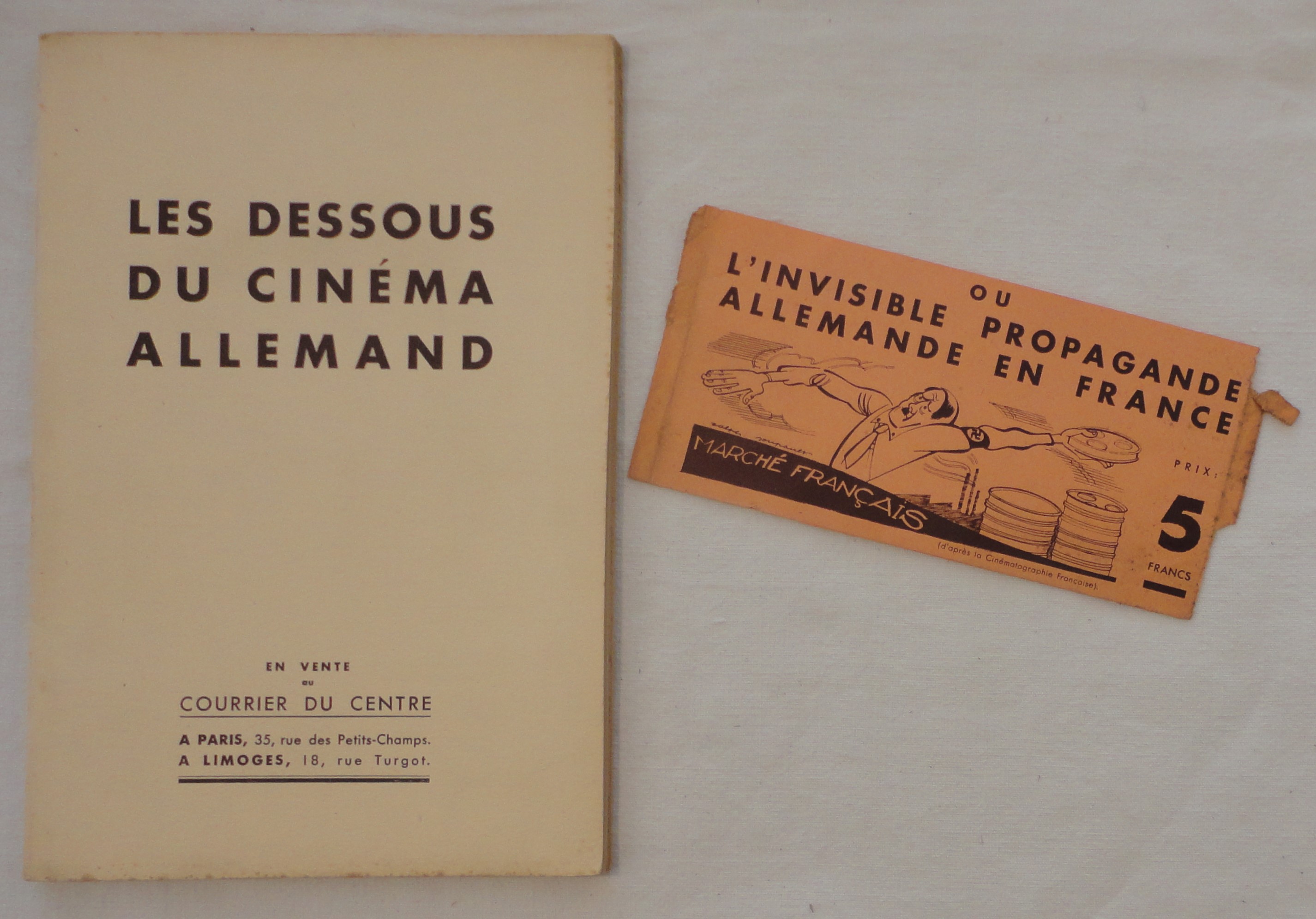 [ROBERT-DUMAS (Charles)] - Les dessous du cinma allemand.