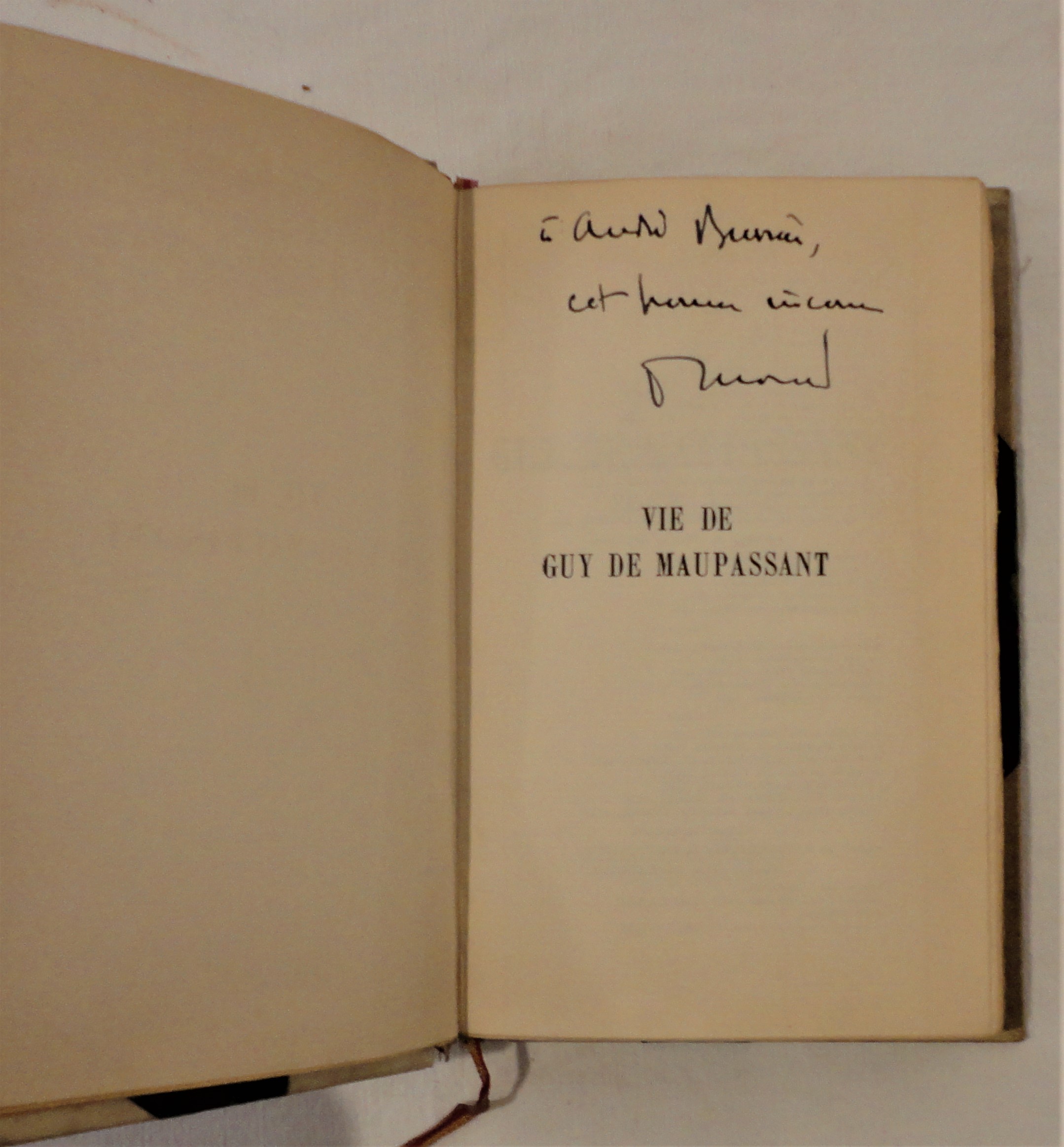 MORAND (Paul). - Vie de Guy de Maupassant.