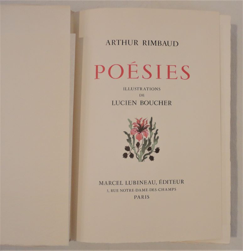 RIMBAUD (Arthur). - Posies.