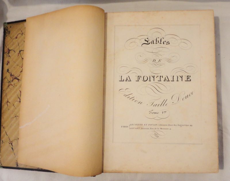 LA FONTAINE (Jean de). - Fables de La Fontaine. dition taille-douce.