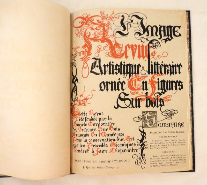 [Collectif]. - L'Image. Revue artistique & littraire orne en figures sur bois. Numro-spcimen