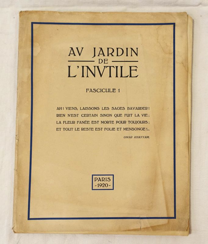 [Grands magasins Vander Borght frres]. - Au jardin de l'inutile. Fascicule 1 seul.