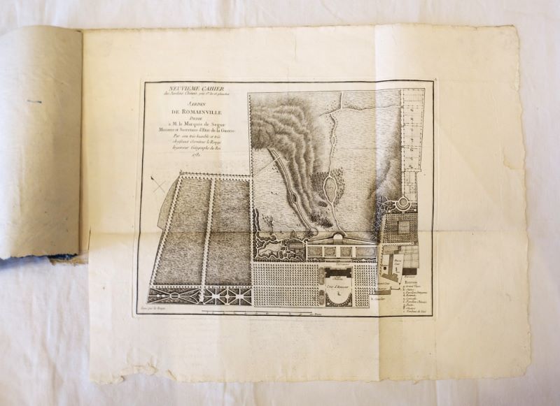 LE ROUGE (George-Louis). - Les jardins anglo-chinois  la mode. Neuvime cahier.