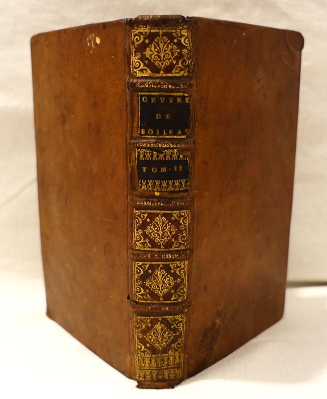 BOILEAU-DESPREAUX (Nicolas), - Oeuvres diverses du Sr Boileau-Despraux avec le trait du sublime ou du merveilleux dans le discours. Tome second seul.