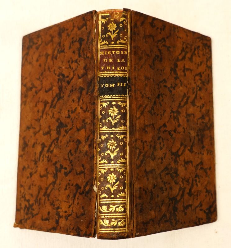[BOUREAU-DESLANDES (Andr-Franois)]. - Histoire critique de la philosophie ou l'on traite de son origine, de ses progrs, et des diverses rvolutions qui lui sont arrives jusqu' notre tems. Par Mr D***. Tome 3 seul.