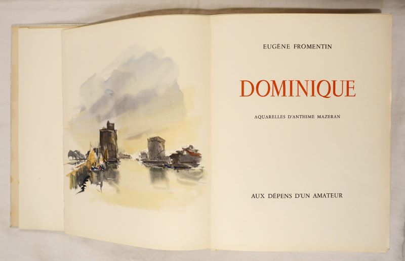 FROMENTIN (Eugne). - Dominique.