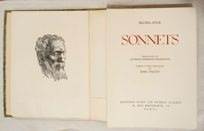 MICHEL-ANGE (mononyme de Michelangelo di Lodovico Buonarroti Simoni). - Sonnets.