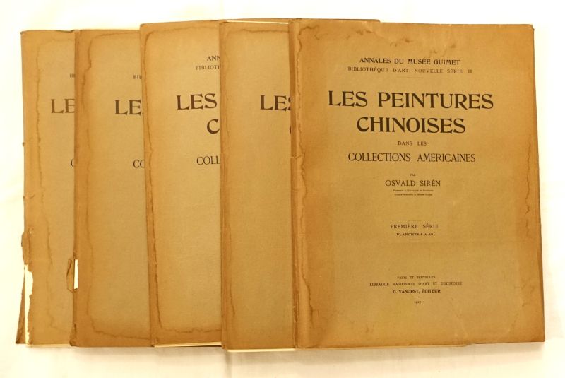 SIREN (Osvald). - Les peintures chinoises dans les collections amricaines. Sries 1  5.