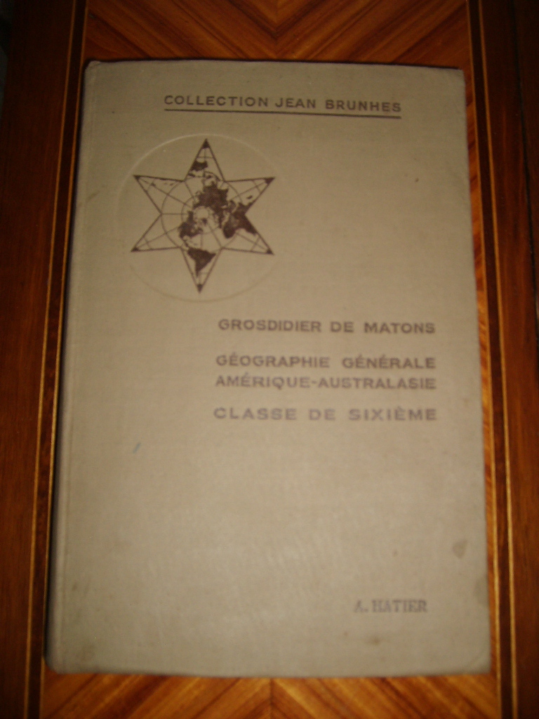 GROSDIDIER DE MATONS (MARCEL) - Gographie gnrale Amrique et Australasie. Classe de sixime.