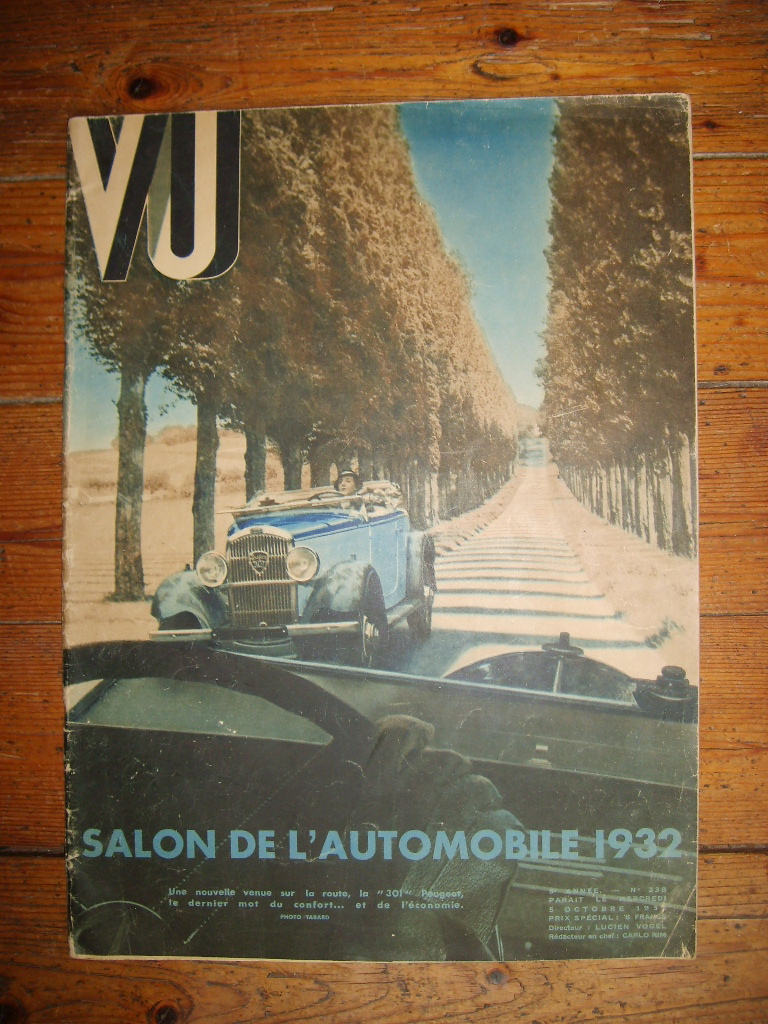  - Vu. Salon de l'automobile 1932.