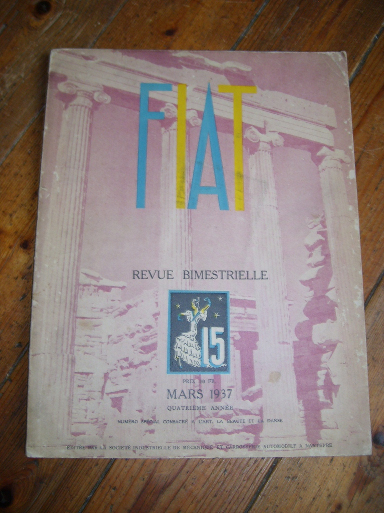  - FIAT revue bimestrielle mars 1937.