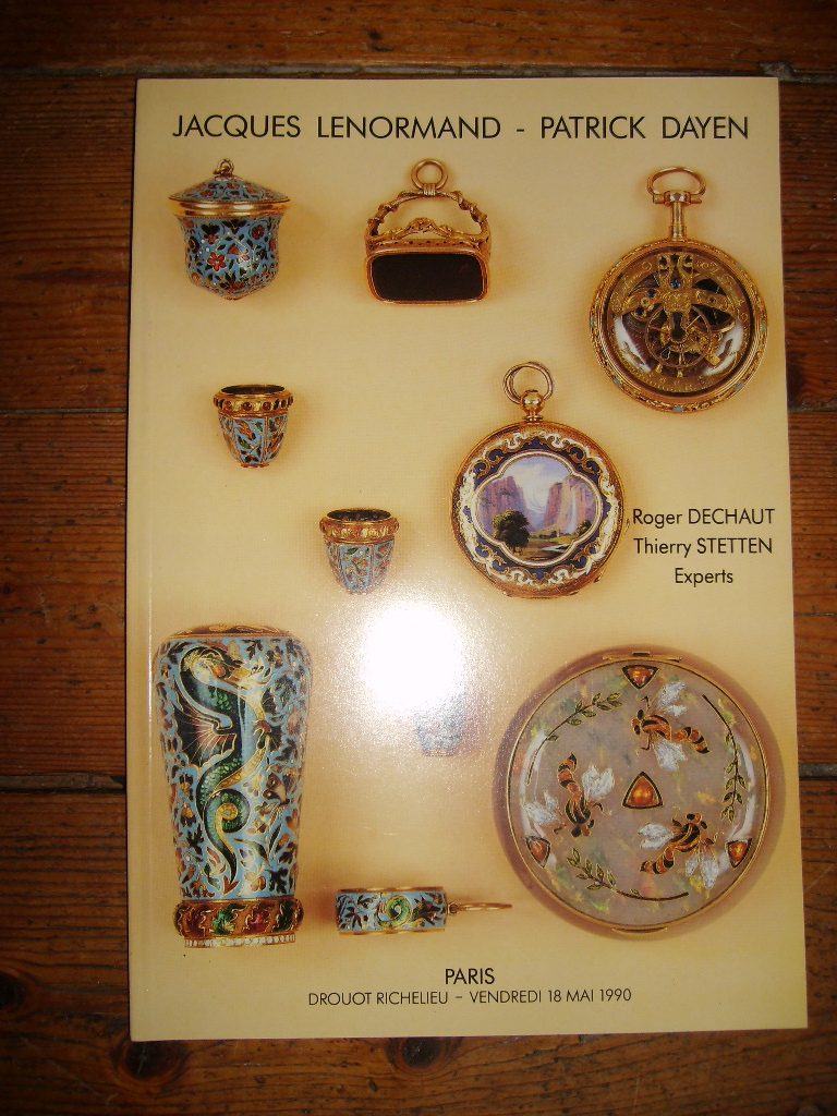  - Catalogue de vente aux enchres de beaux bijoux anciens et modernes, objets de vitrine, orfvrerie ancienne et argenterie moderne, mtal argent. Drouot Richelieu mai 1990