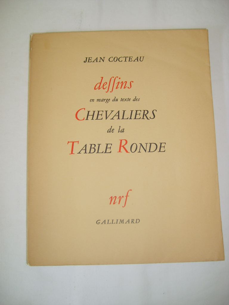 COCTEAU (JEAN) - Dessins en marge du texte des Chevaliers de la Table Ronde.