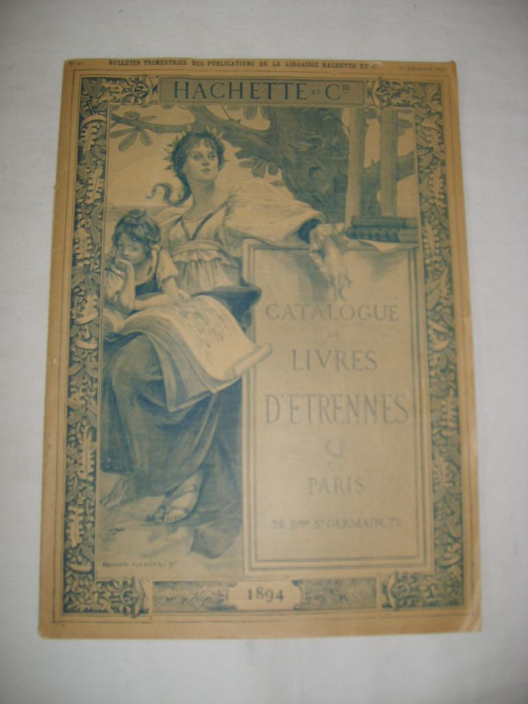  - Catalogue HACHETTE de livres d'trennes 1894.
