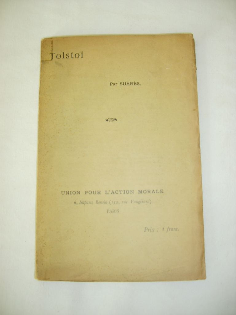 SUARES (Andr) - TOLSTOI.